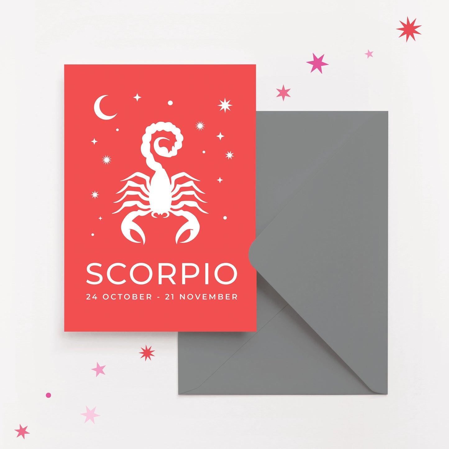 Scorpio Zodiac Birthday Card