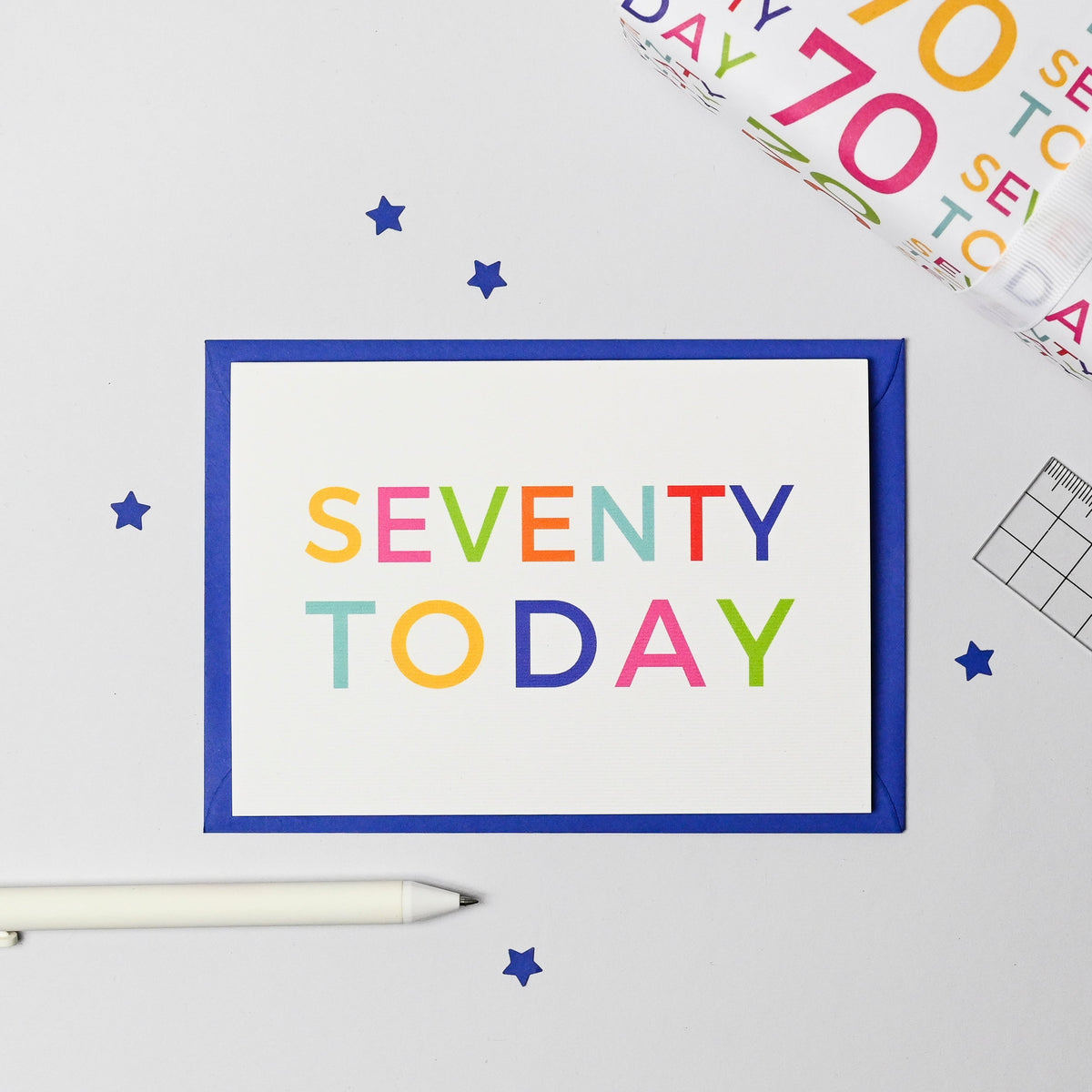 '70 Today' 70th Birthday Card