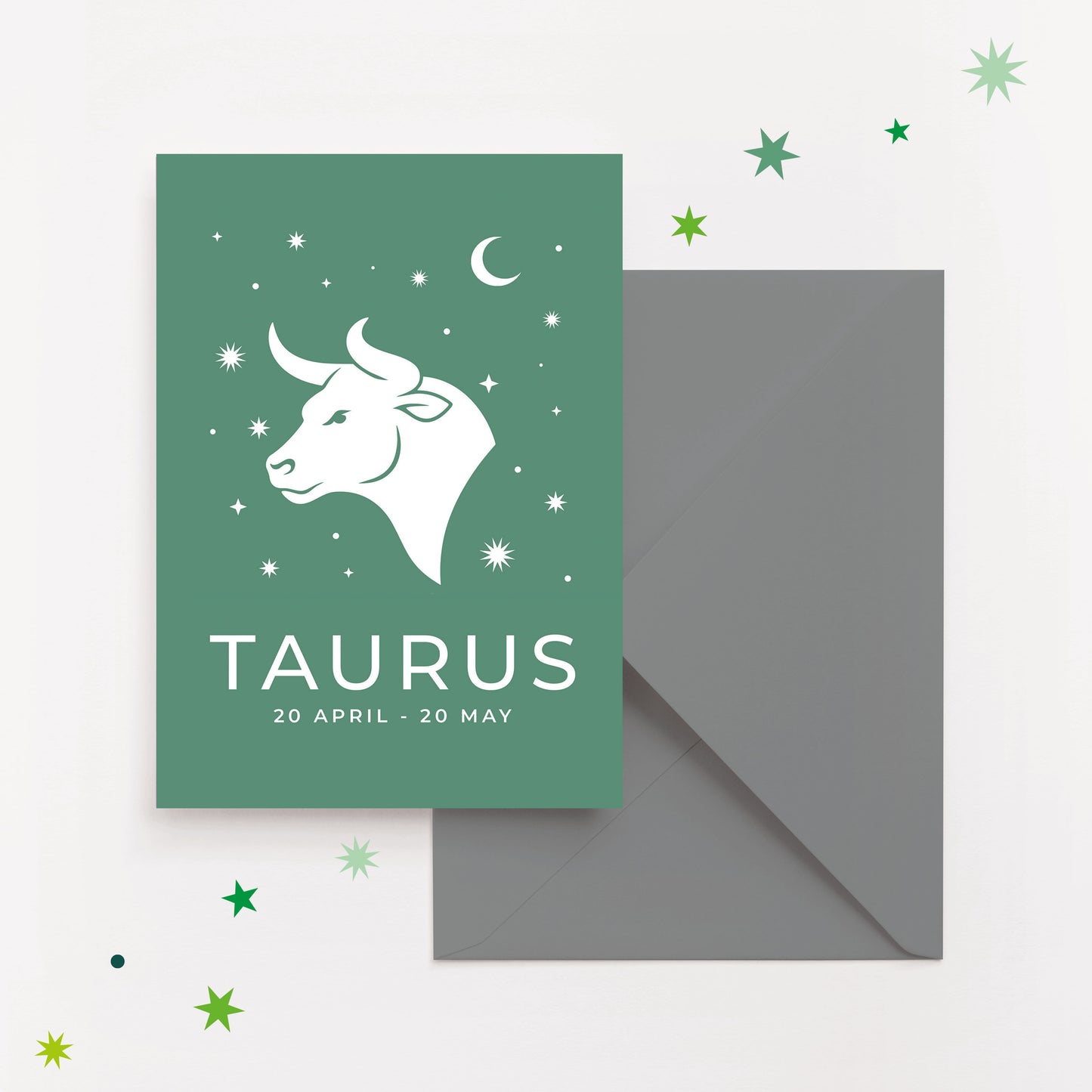Taurus Zodiac Birthday Card