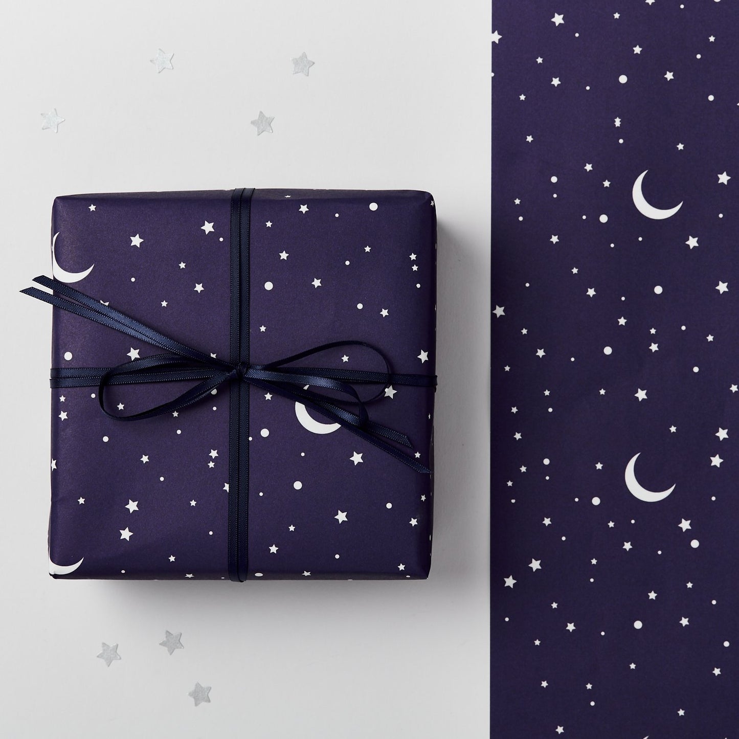Stars and Moons Christmas Gift Wrap Set - Studio 9 Ltd