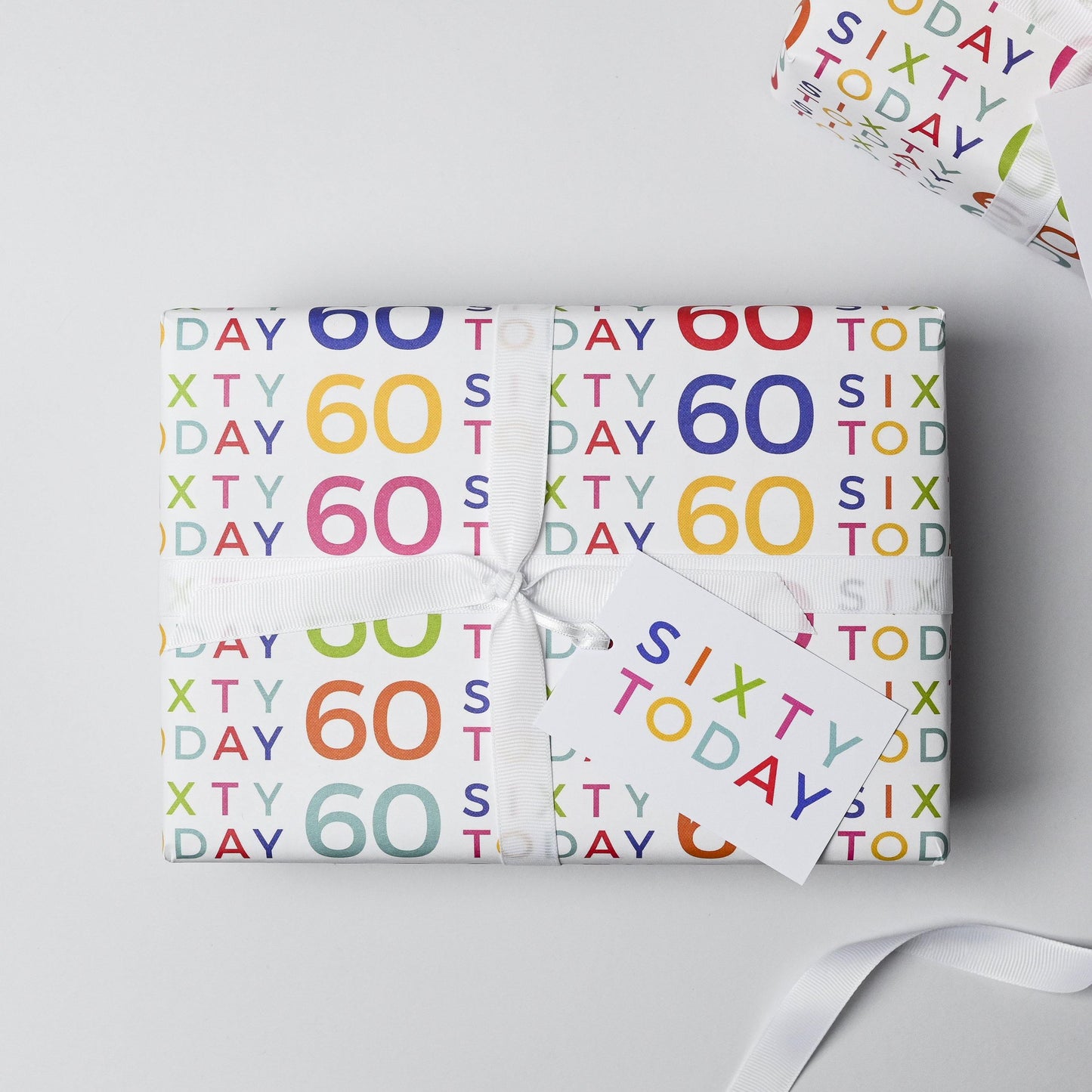 60 Today Wrapping Paper Set - Studio 9 Ltd