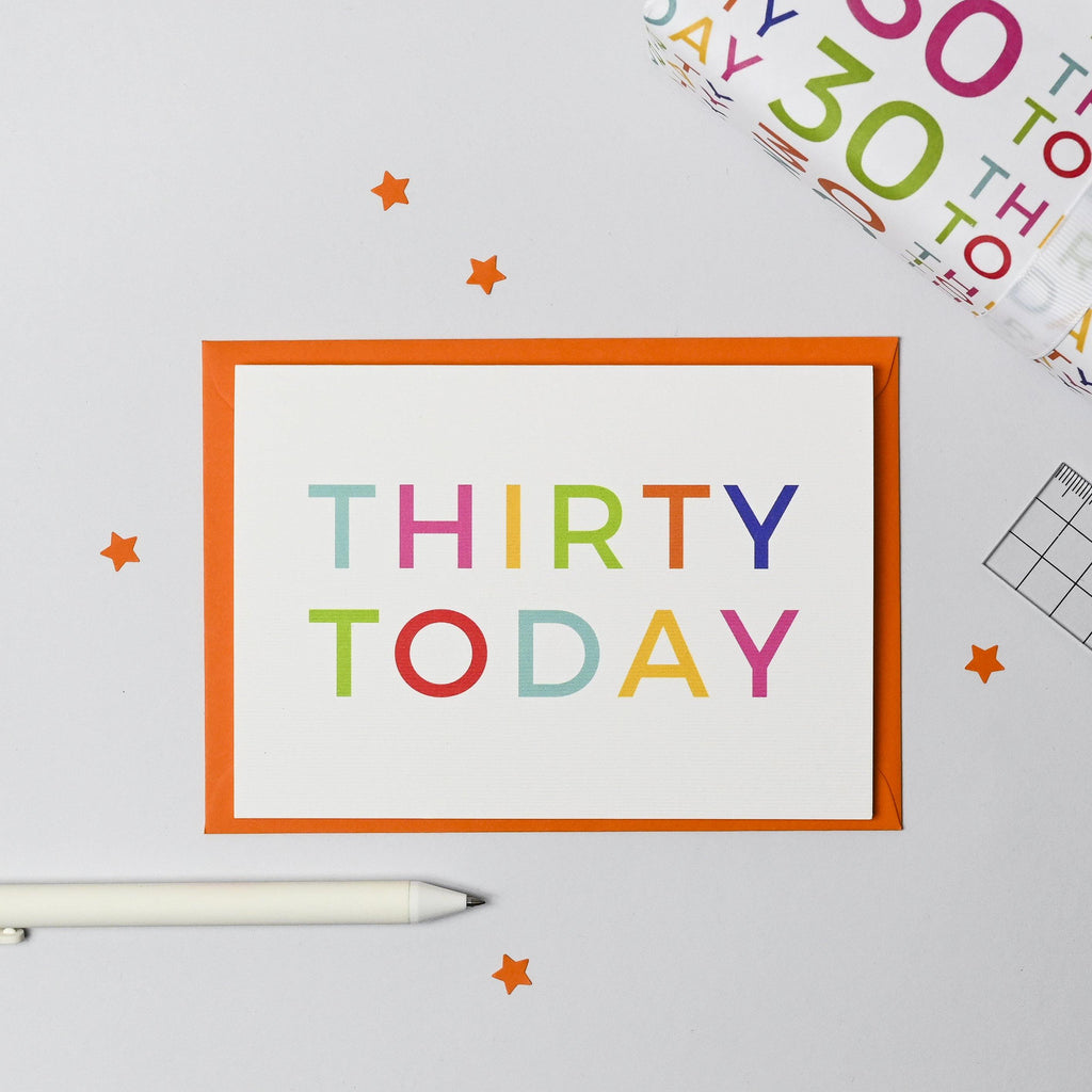 30 Today Wrapping Paper Set - Studio 9 Ltd