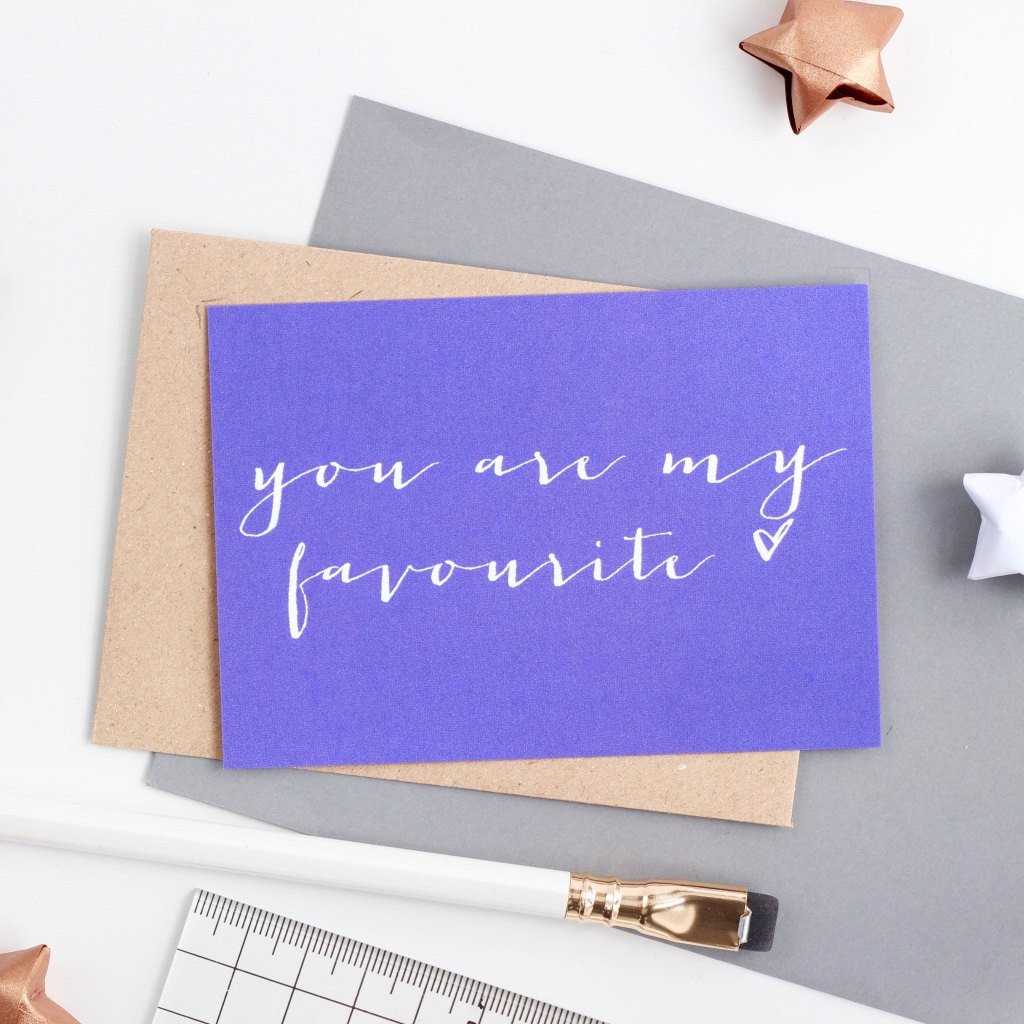 Mini Love Note - You Are My Favourite - Studio 9 Ltd