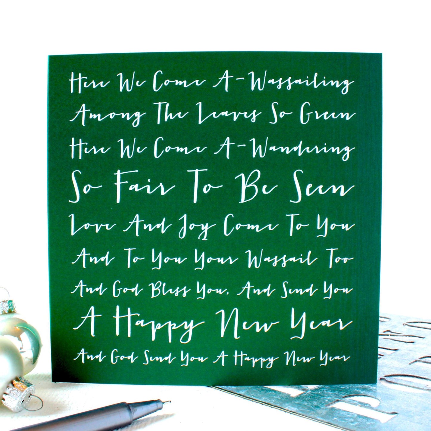 Love & Joy Christmas Card - Studio 9 Ltd