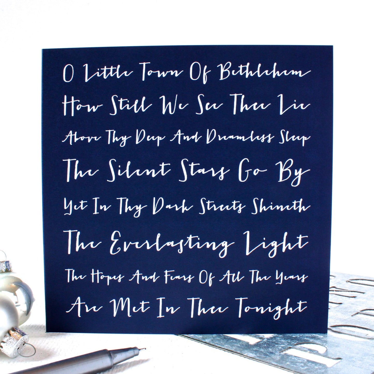 'O Little Town' Christmas Card - Studio 9 Ltd