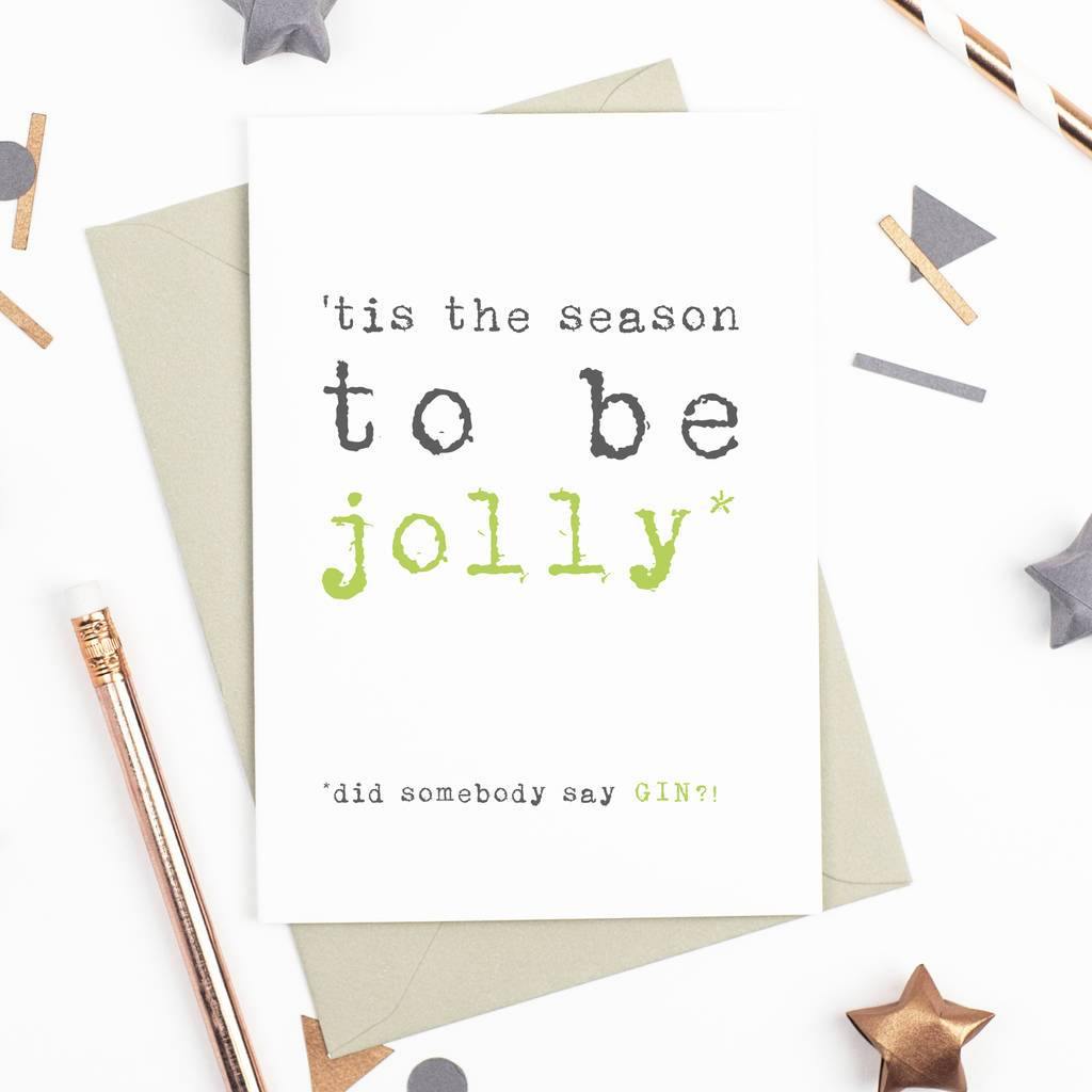 'Tis The Season' Christmas Card - Studio 9 Ltd