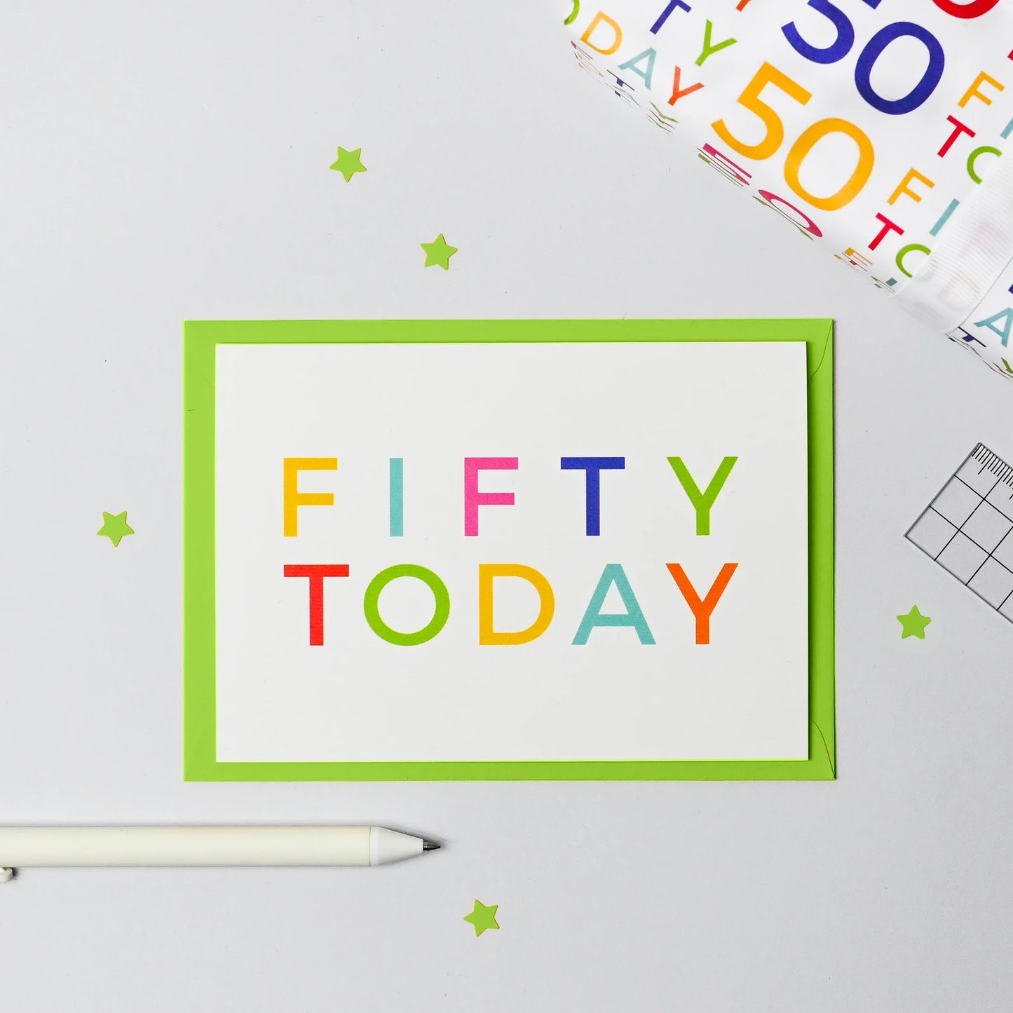 '50 Today' 50th Birthday Card