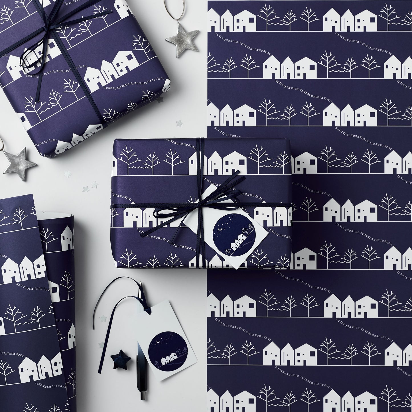 Winter Scene Christmas Gift Wrap Set - Studio 9 Ltd