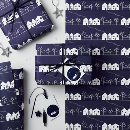 Winter Scene Christmas Gift Wrap Set - Studio 9 Ltd