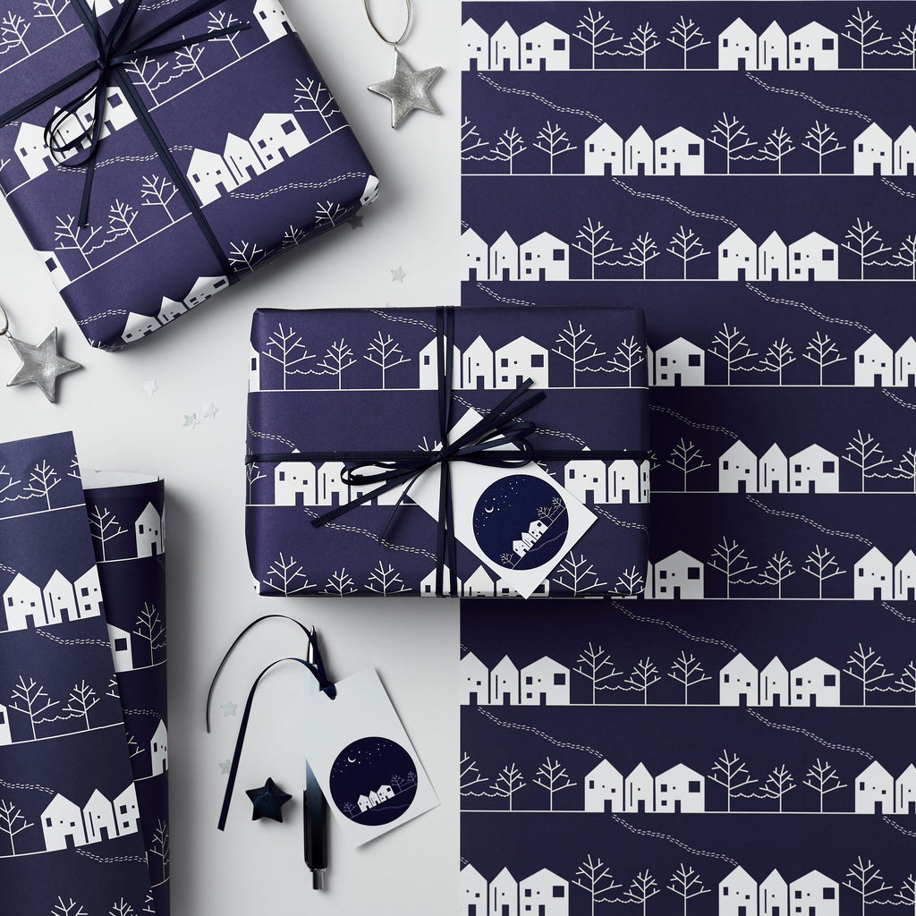 Winter Scene Christmas Gift Wrap Set - Studio 9 Ltd