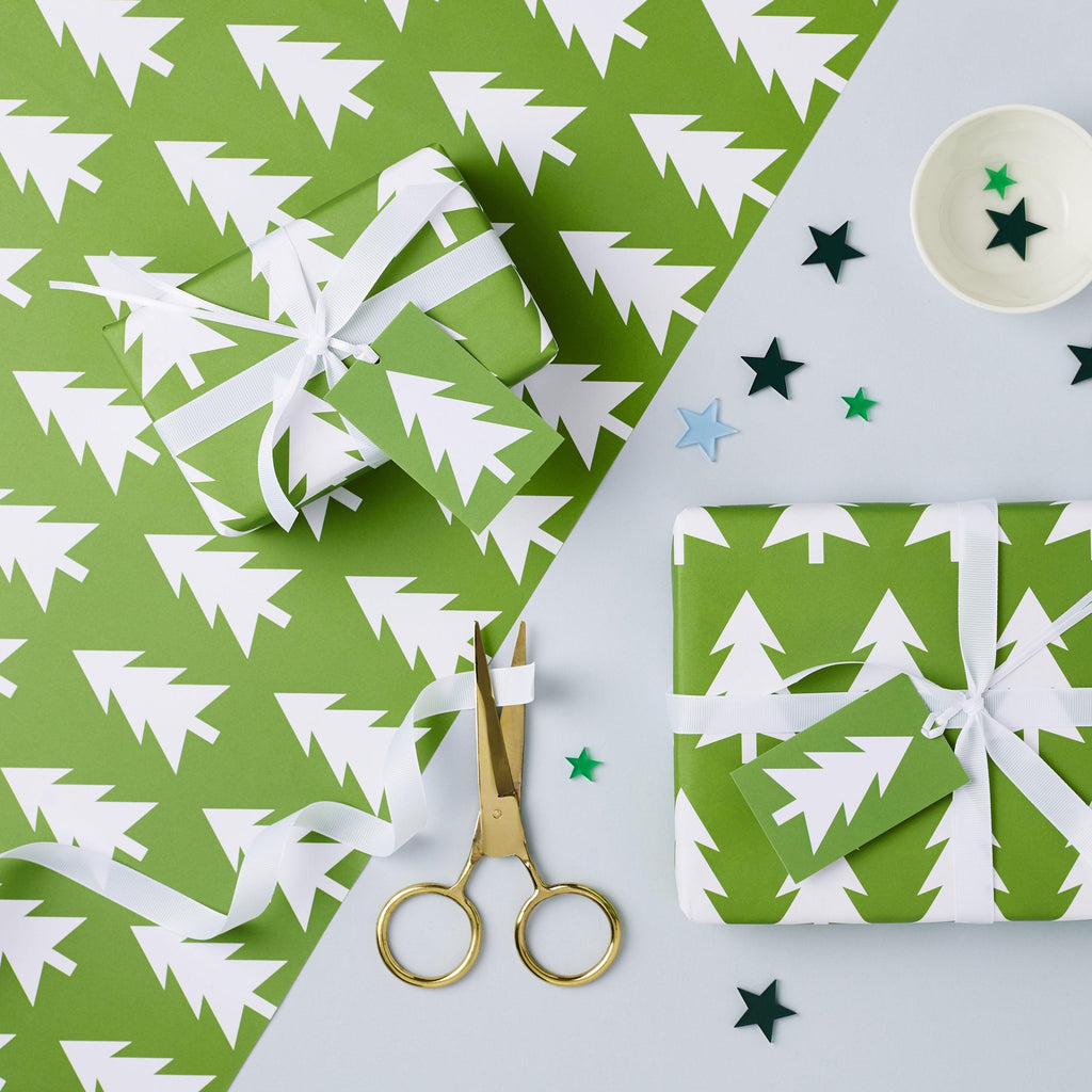Christmas Tree Christmas Gift Wrap Set - Studio 9 Ltd