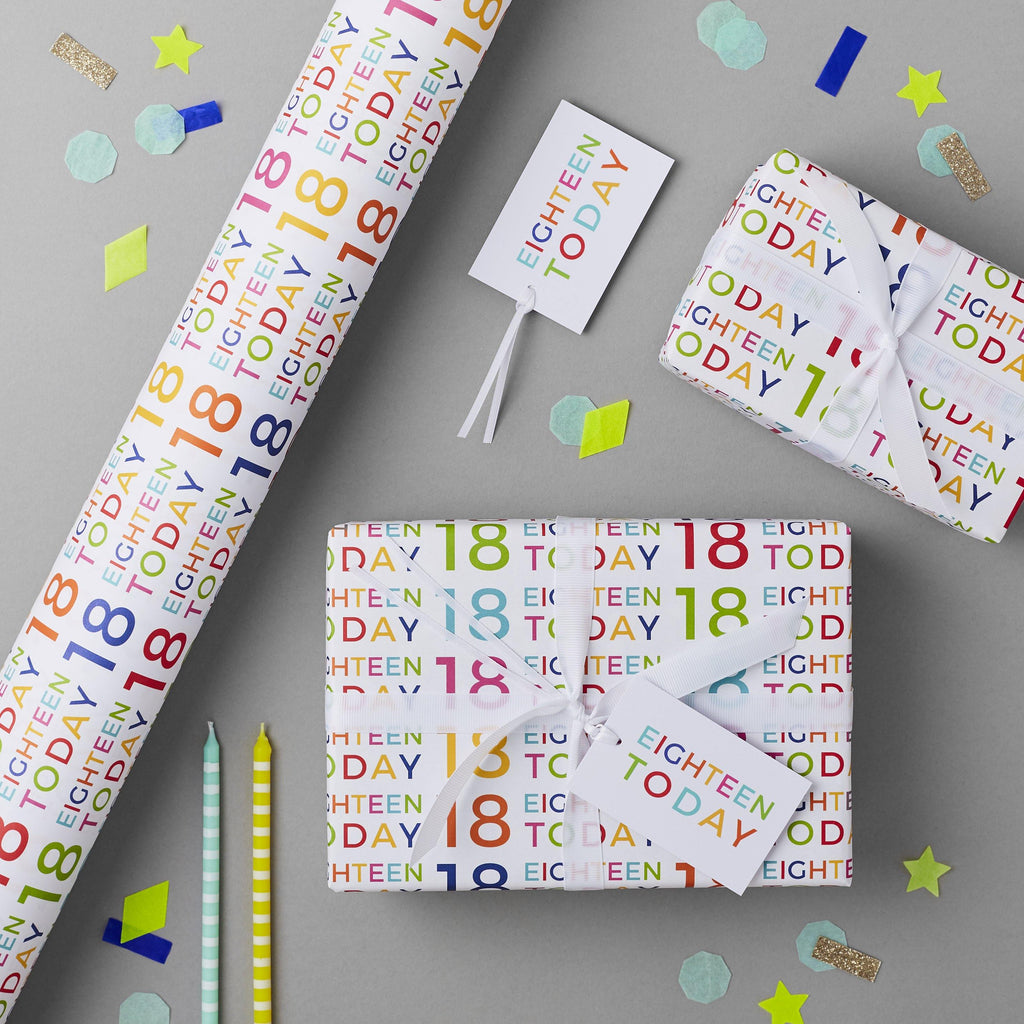 18th Birthday Wrapping Paper Set - Studio 9 Ltd