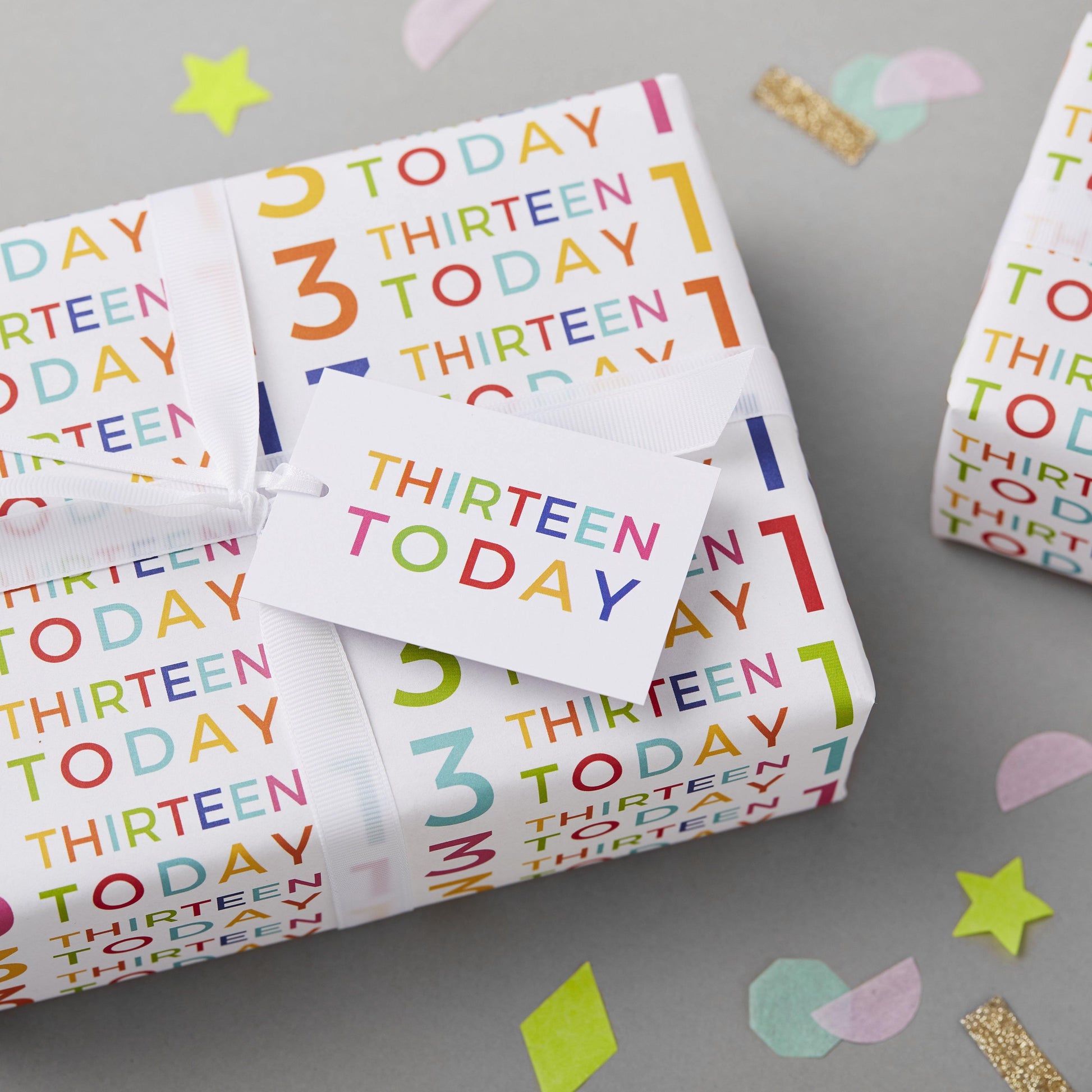 13th Birthday Wrapping Paper Set - Studio 9 Ltd