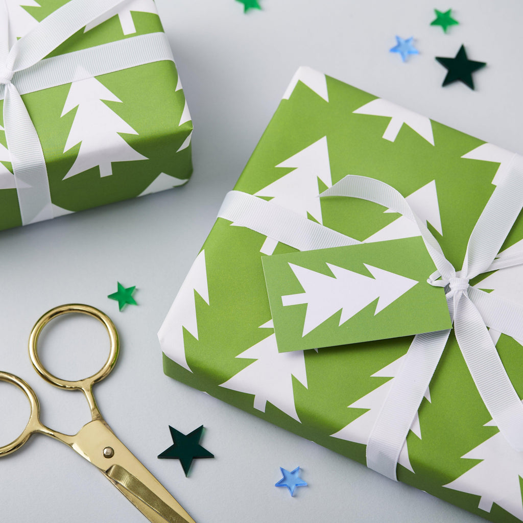 Christmas Tree Christmas Gift Wrap Set - Studio 9 Ltd