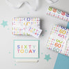 60 Today Wrapping Paper Set - Studio 9 Ltd