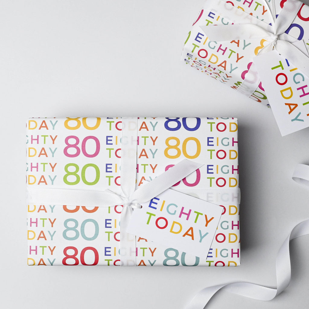80 Today Wrapping Paper Set - Studio 9 Ltd