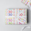 30 Today Wrapping Paper Set - Studio 9 Ltd
