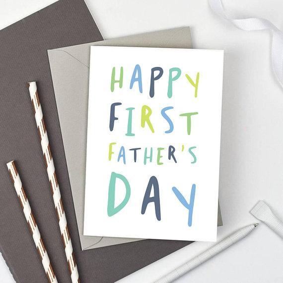 Happy First Fathers Day Card - Studio 9 Ltd