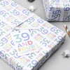 40th Birthday - 39 And Four Quarters Wrapping Paper Set - Studio 9 Ltd