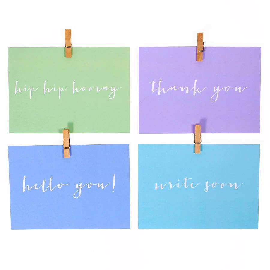 Assorted 'Everyday' Notecards - Studio 9 Ltd