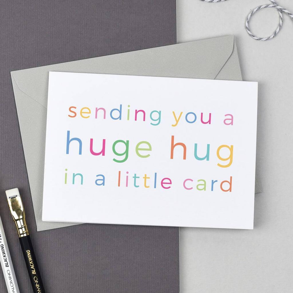 'Little Card, Huge Hug' Card – Studio 9 Ltd