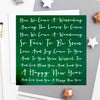 Love & Joy Christmas Card - Studio 9 Ltd