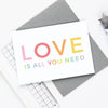 Love Is All You Need Wedding Card - Studio 9 Ltd