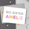 Personalised Big Sister Card - Studio 9 Ltd