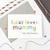 Personalised 'Loves Mummy' Mother's Day Card - Studio 9 Ltd