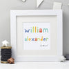 Personalised New Baby Framed Print - Studio 9 Ltd