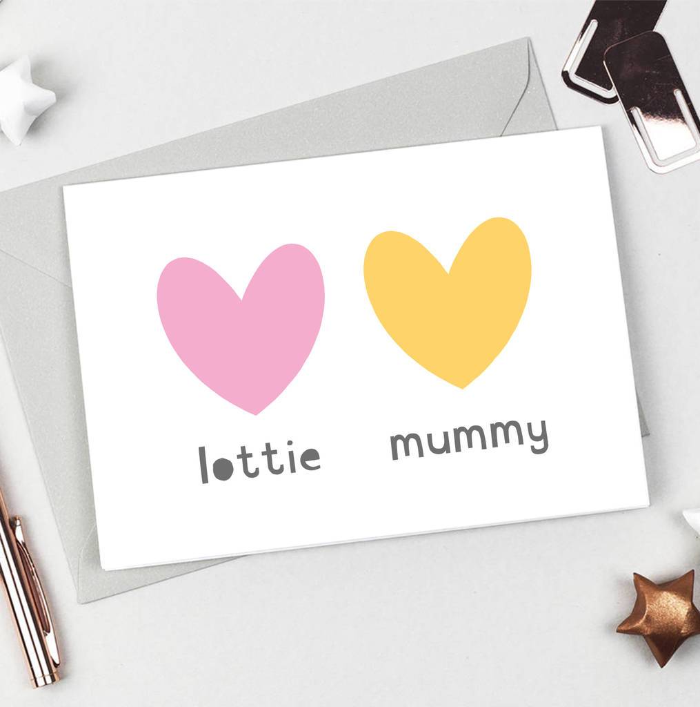 Personalised Siblings Mother's Day Card - Studio 9 Ltd