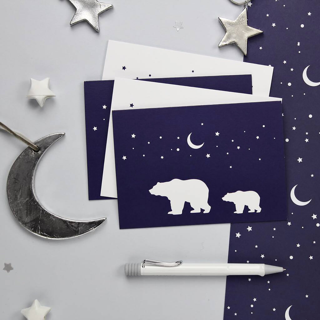 Polar Bears Christmas Card Pack - Studio 9 Ltd