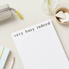 Very Busy Indeed A5 Notepad - Studio 9 Ltd