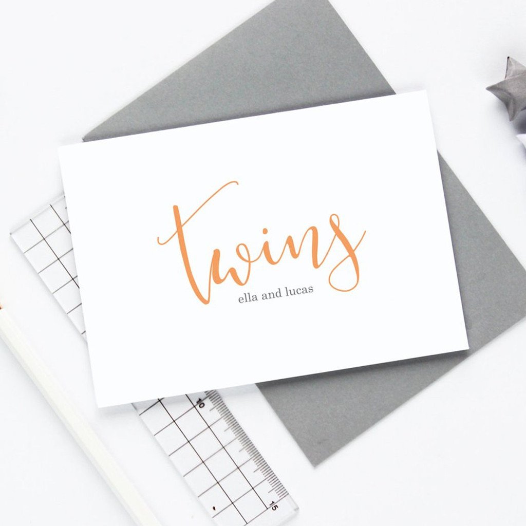 Personalised Twins Card - Studio 9 Ltd